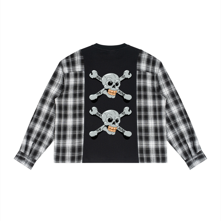 Lab Plaid mix long sleeve