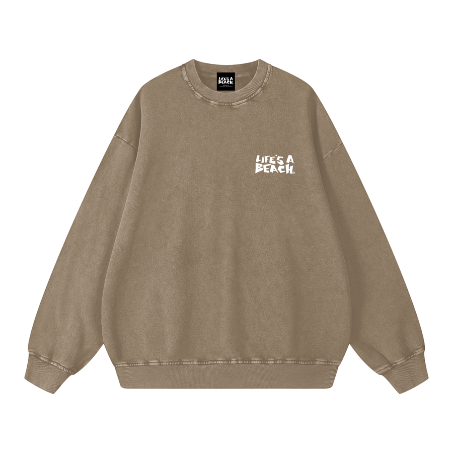 Lab OG logo crew Snow washed