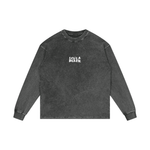 LAB LOGO L/S ACID WASH TEE