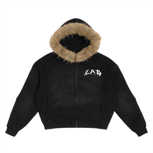 LAB ZIP SKULL SNORK HOOD
