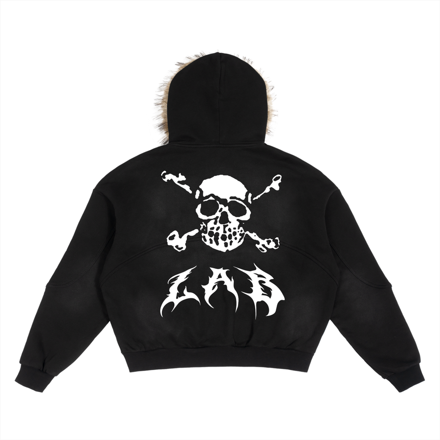LAB ZIP SKULL SNORK HOOD