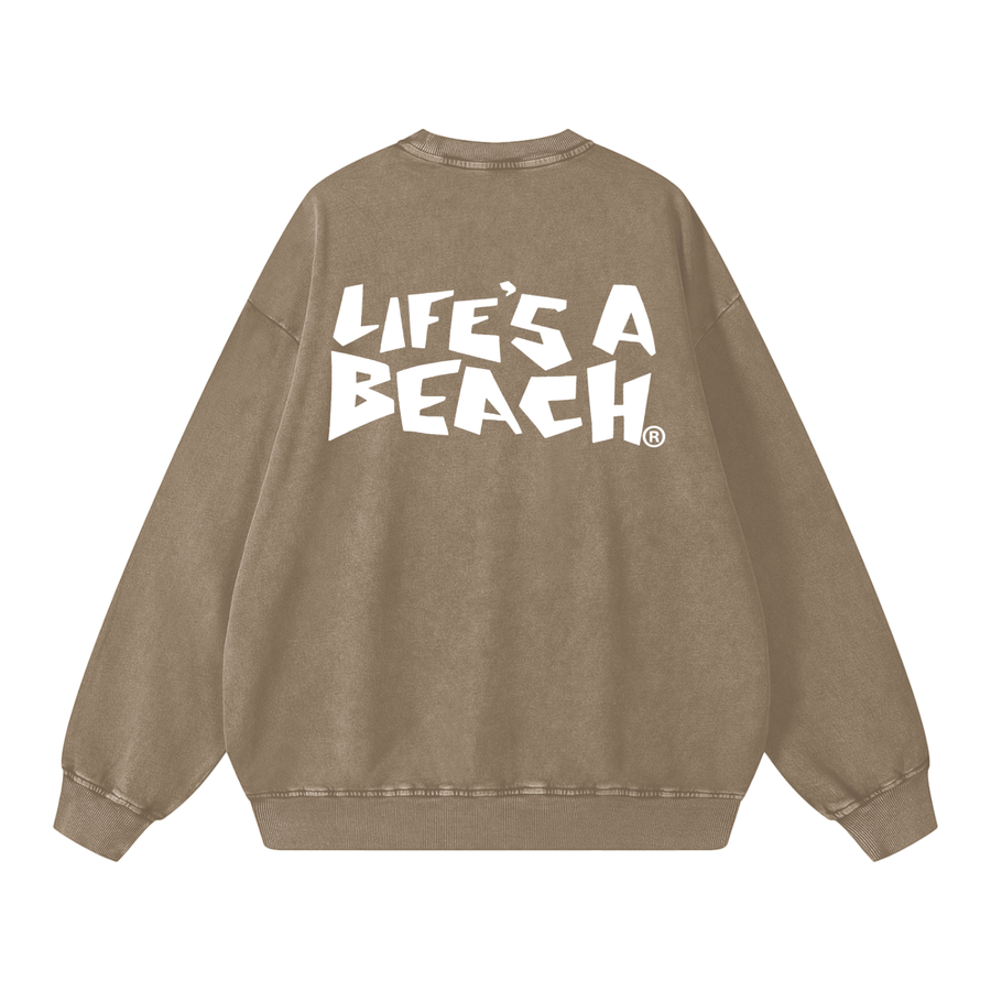 Lab OG logo crew Snow washed