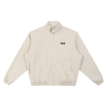 LIFE'S A BEACH LOGO BOMBER JACKET CREAM
