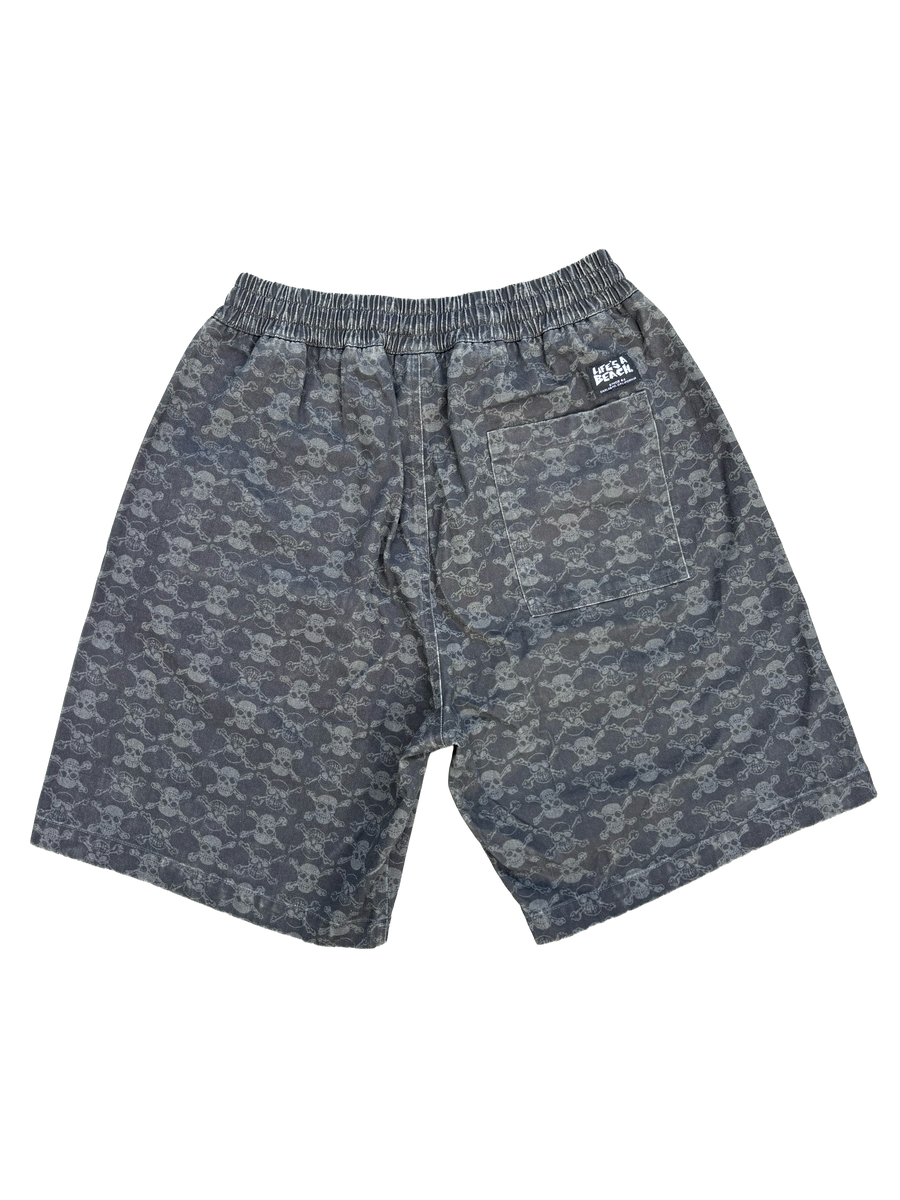 LAB SKULLS SHORTS BLACK