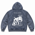 LAB BIG DAWG INIGO DYED ZIP HOOD