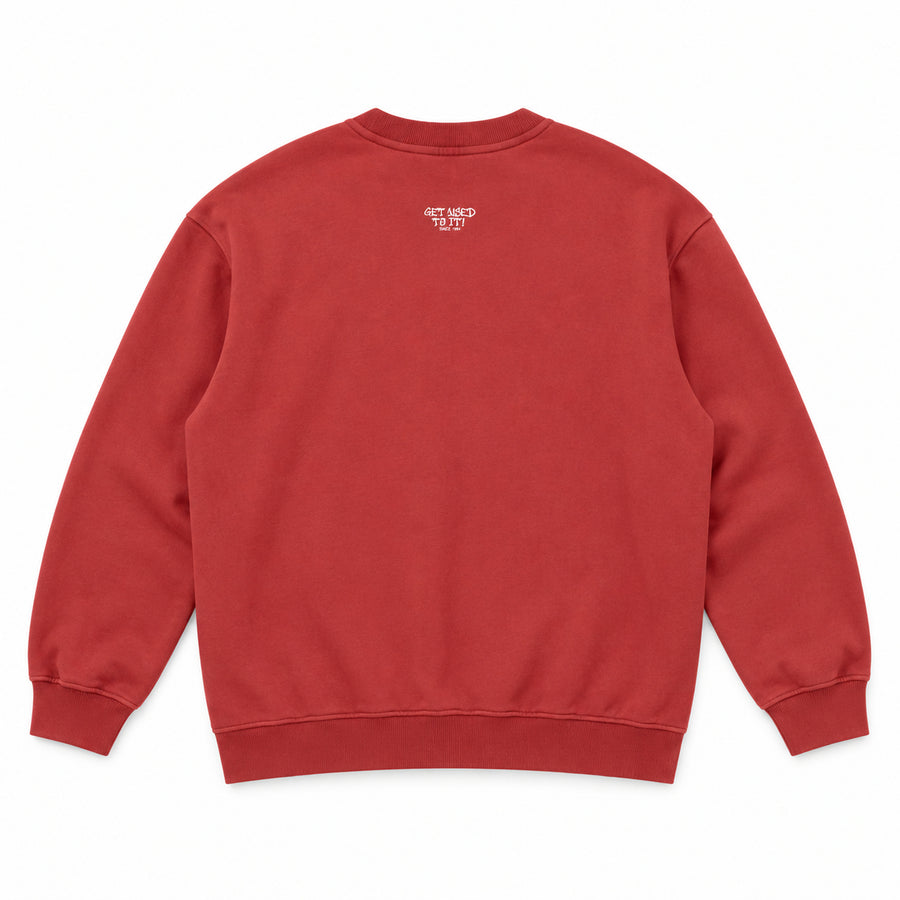 LAB LOGO CREW VINTAGE WASH.