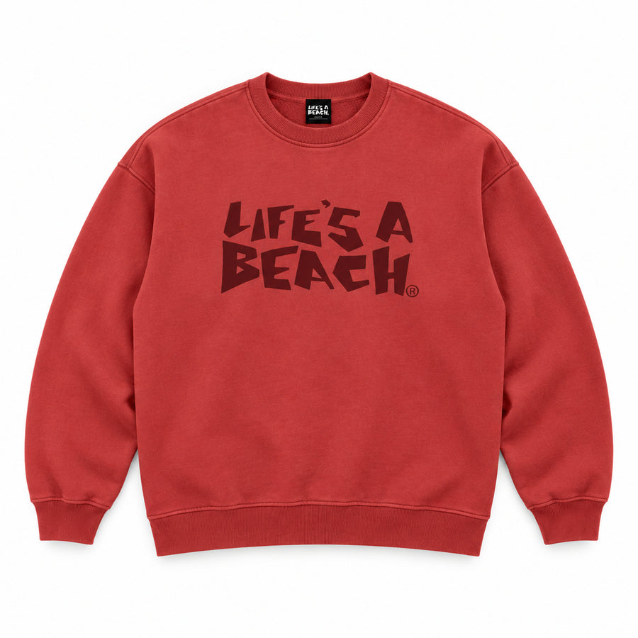 LAB LOGO CREW VINTAGE WASH.