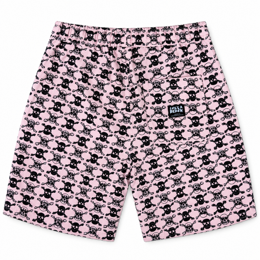 LAB PINK SKULLS SHORTS