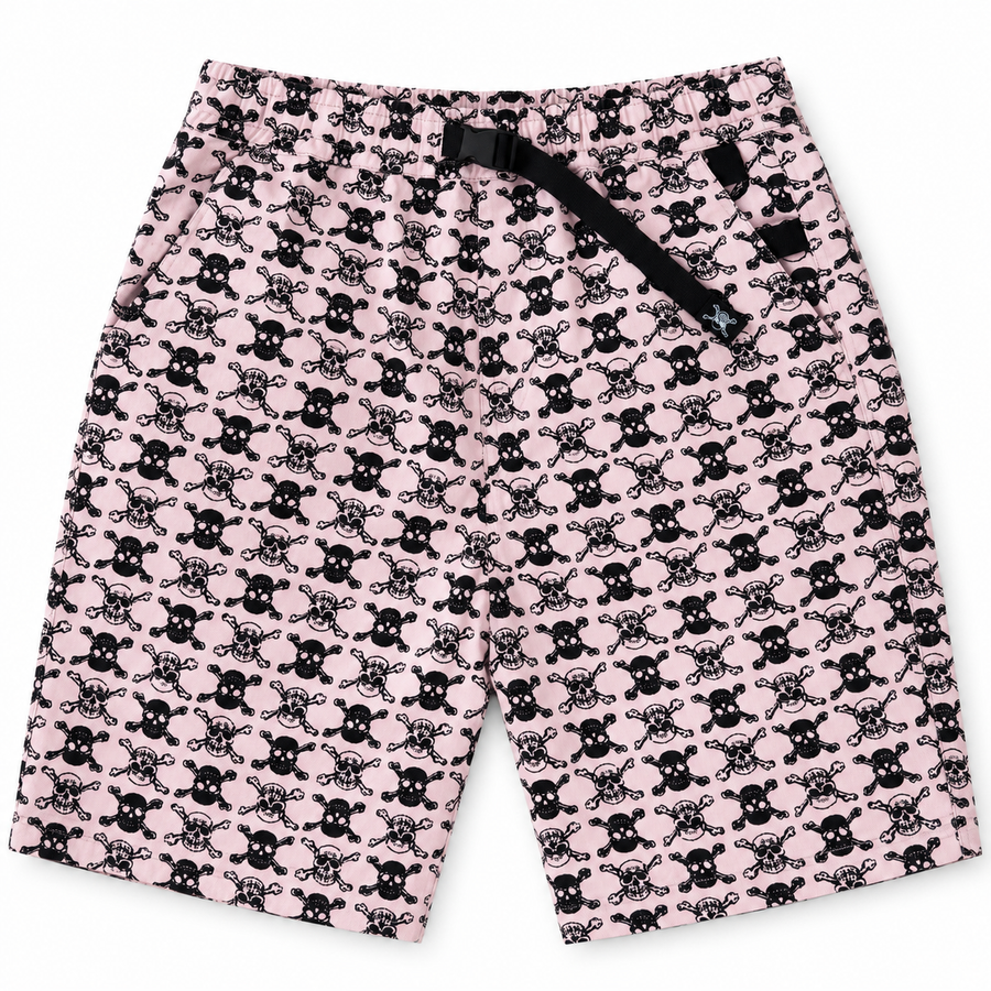 LAB PINK SKULLS SHORTS