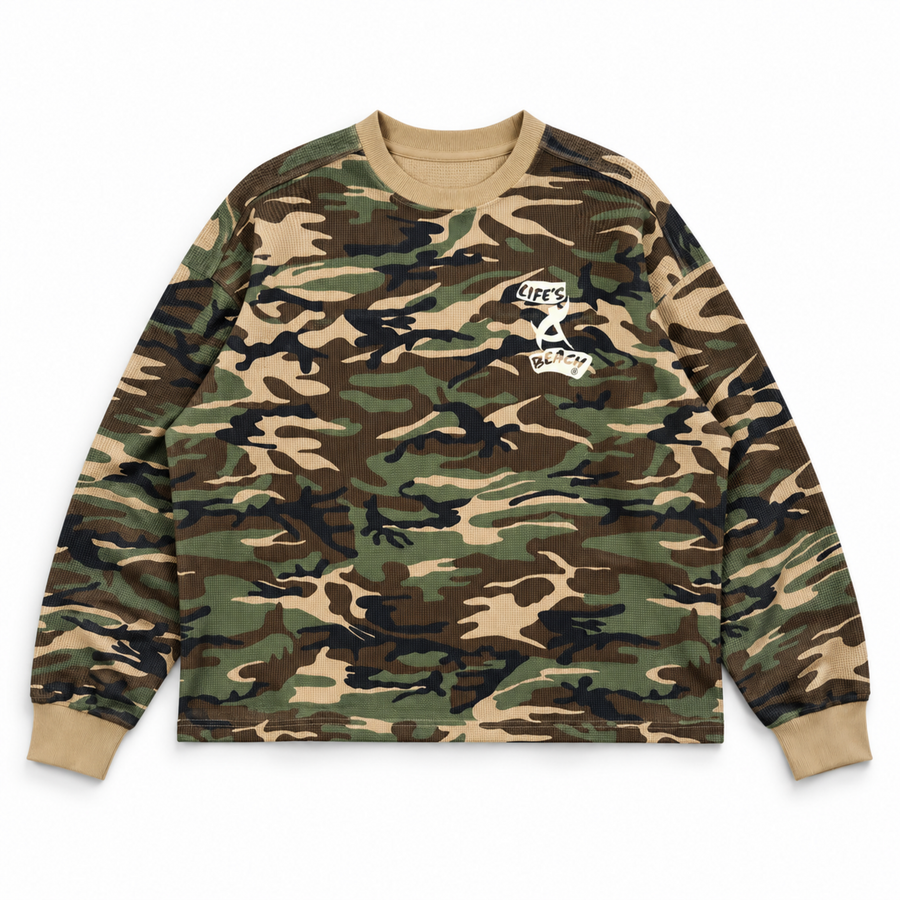 LAB TRIBE WAFFLE LONG SLEEVE