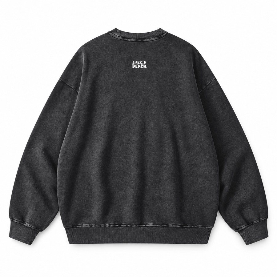 LAB TRIBE CLUB CREW SNOWWASHED BLACK