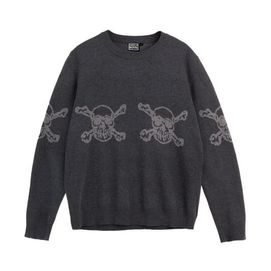 LAB SKULL KNIT CREW