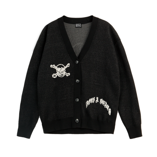 LAB B Skull Knit Cardigan