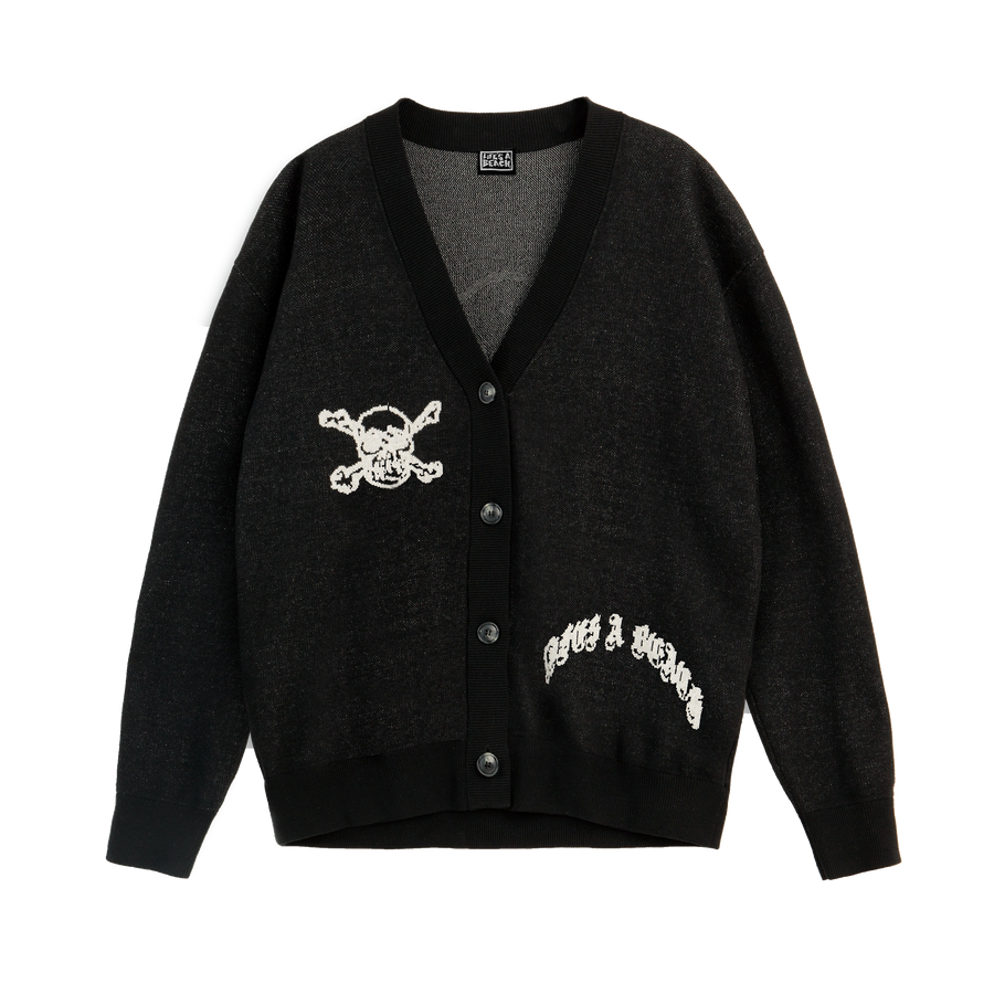 LAB B Skull Knit Cardigan
