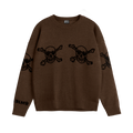 LAB SKULL KNIT CREW