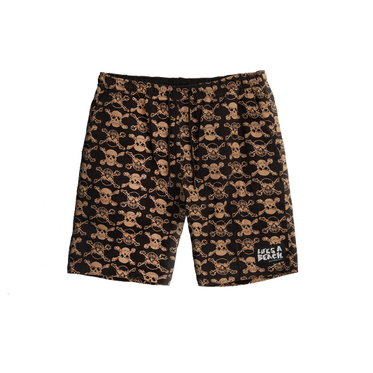 LAB B SKULLS - SHORTS