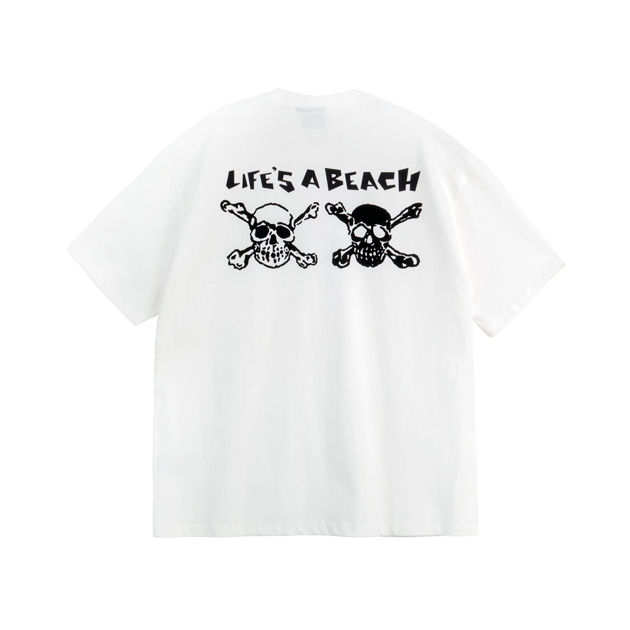 LAB Double Skull Print T