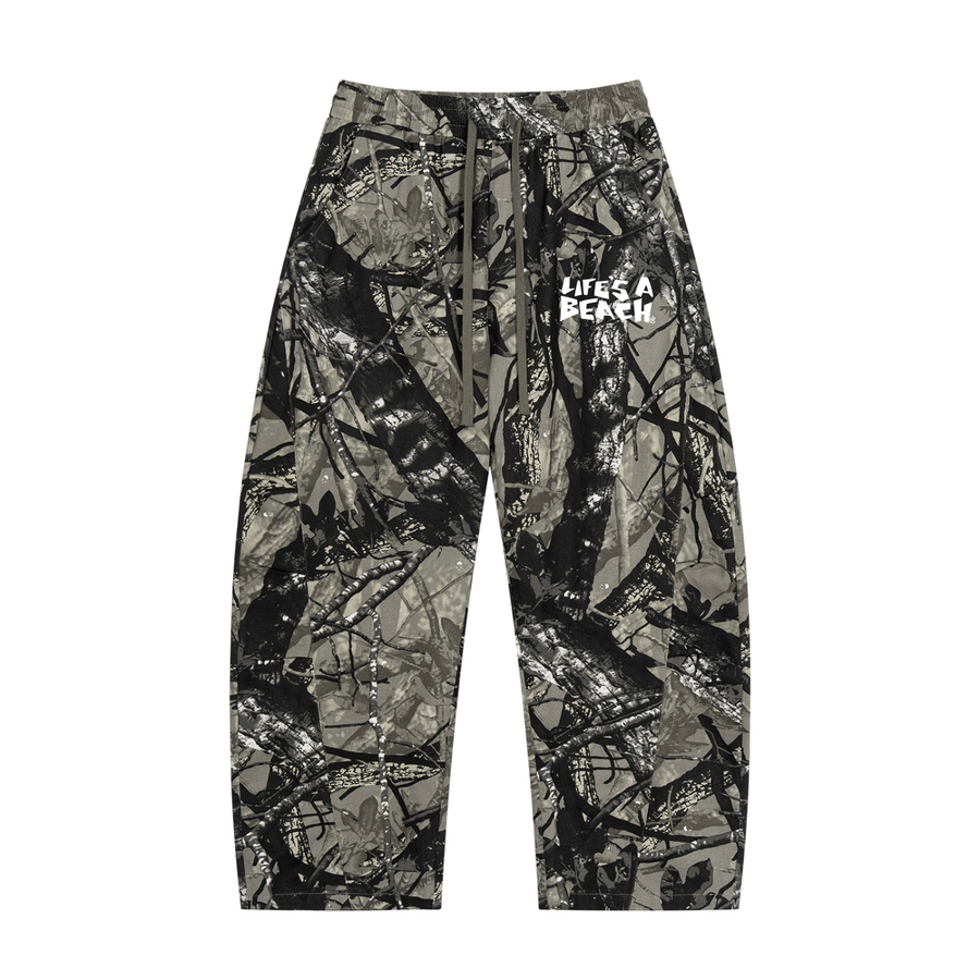 Unisex Tree Camo Barrel Leg Pants