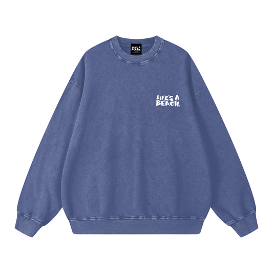 LAB OG LOGO CREW SNOW WASHED