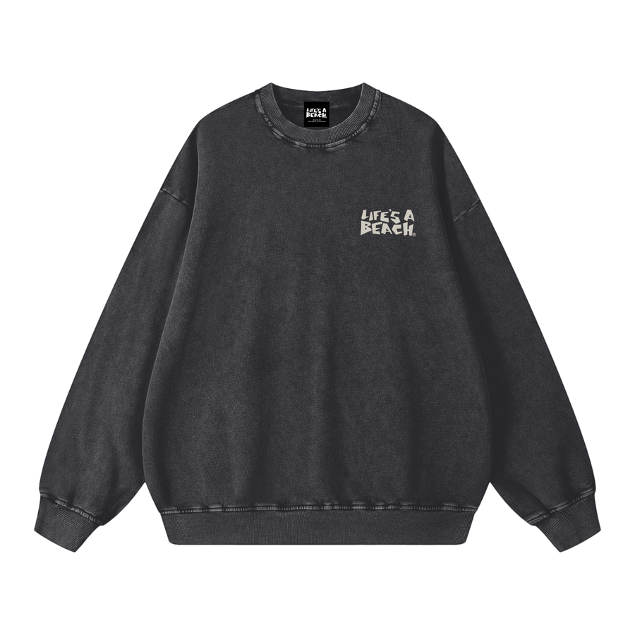 Snow Washed Oversized Sweatshirt