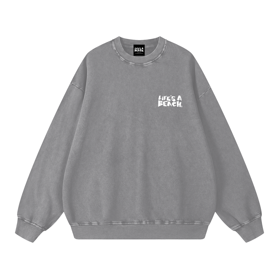 Snow Washed Oversized Sweatshirt