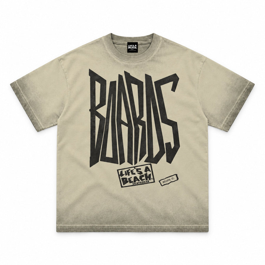 LAB BOARDS TEE REVERSE DYED