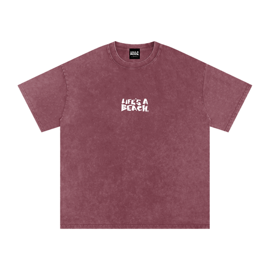 LAB LOGO TEE -ACID WASH