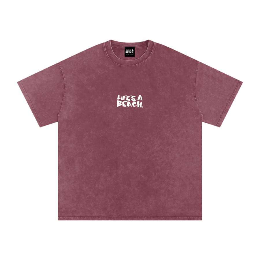 LAB LOGO TEE -ACID WASH
